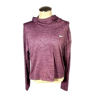 Nike Dri Fit Women's Maroon Long Sleeve Top Size M